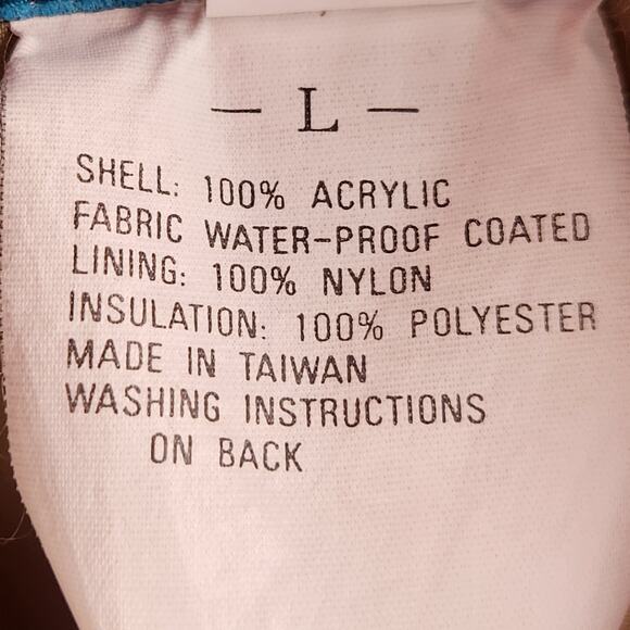 Raewiks Mens Chore Coat SZ LG Orange Hooded Insulated Water Proof Vintage - Picture 6 of 16